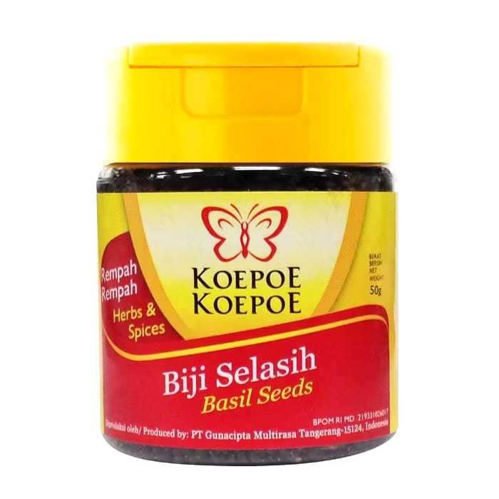 

Biji selasih koepoe koepoe 50 gram