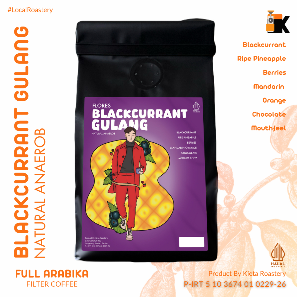 

Kieta Roastery - Biji Kopi Flores Caturra Gulang 100% Arabika 200g / Bubuk Roasted Coffee Bean Filter Single Origin