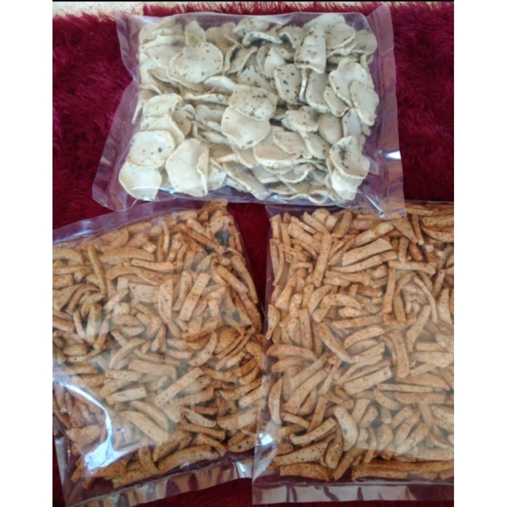 

Basreng koin pedas , basreng koin ori , basreng stik pedas , basreng stik ori