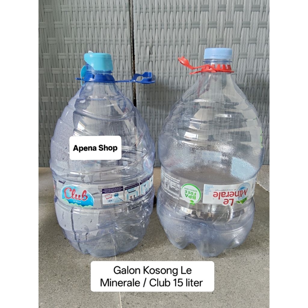 

Galon Le Minerale / Club Kosong 15 liter [Khusus Kurir Same-day]
