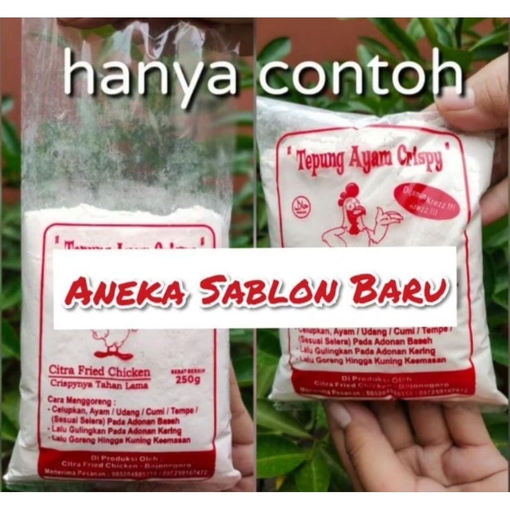 [1000PCS] PLASTIK PP BENING UK 12x24 CM FREE SABLON tebal 05