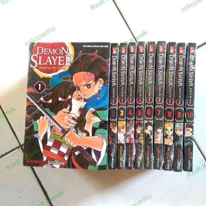 Komik Demon Slayer Kimetsu No Yaiba Set Vol. 1 - 10
