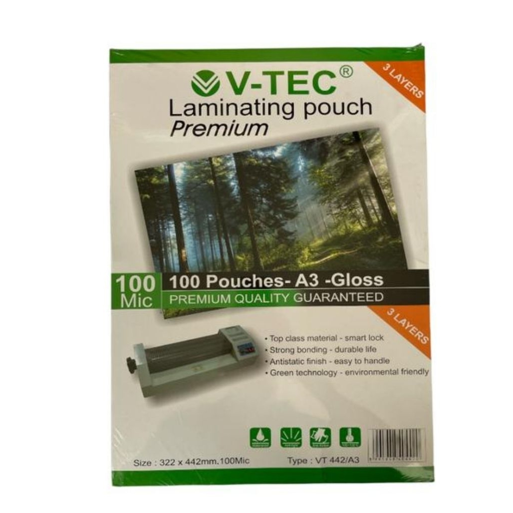 

Vtec Laminating Pouch FIlm Premium (VT 442/A3)