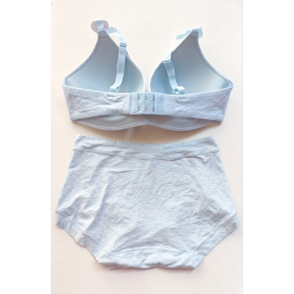 SYH953 bra set young hearts tanpa kawat katun 34C 36C