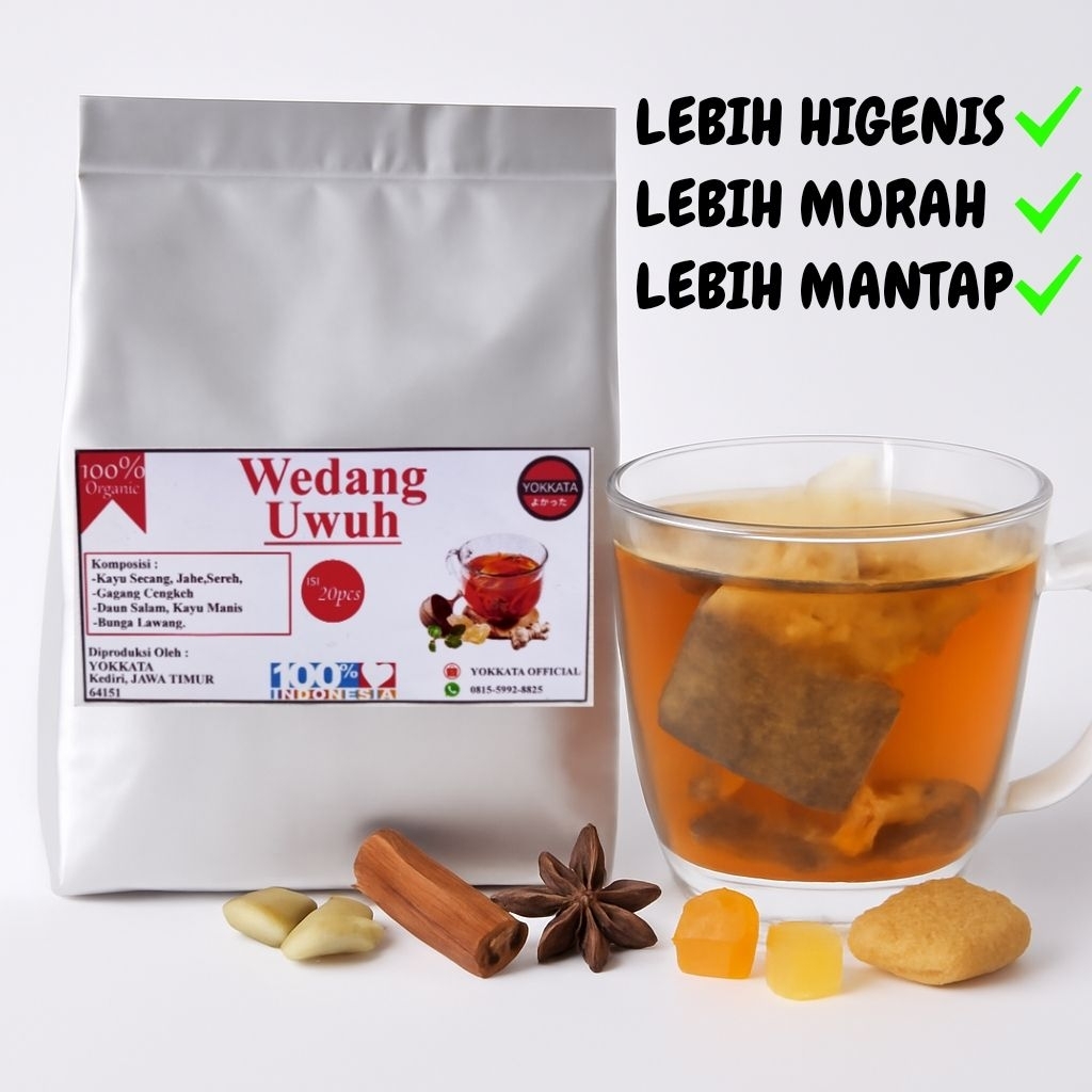 

WEDANG UWUH CELUP 100% REMPAH ASLI ISI 20 CELUP
