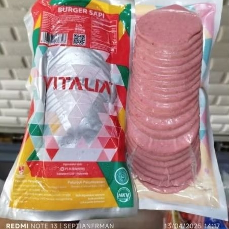 

Smokedbeef Vitalia mini isi 20 Frozen Food beef burger