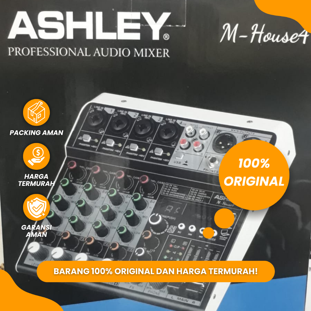 Mixer Ashley M House 4 Mixer 4 Channel Ashley M House 4 Original
