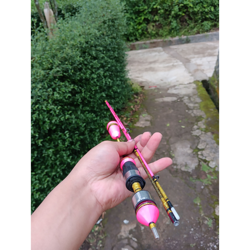 Joran micro fishing premium (pink)
