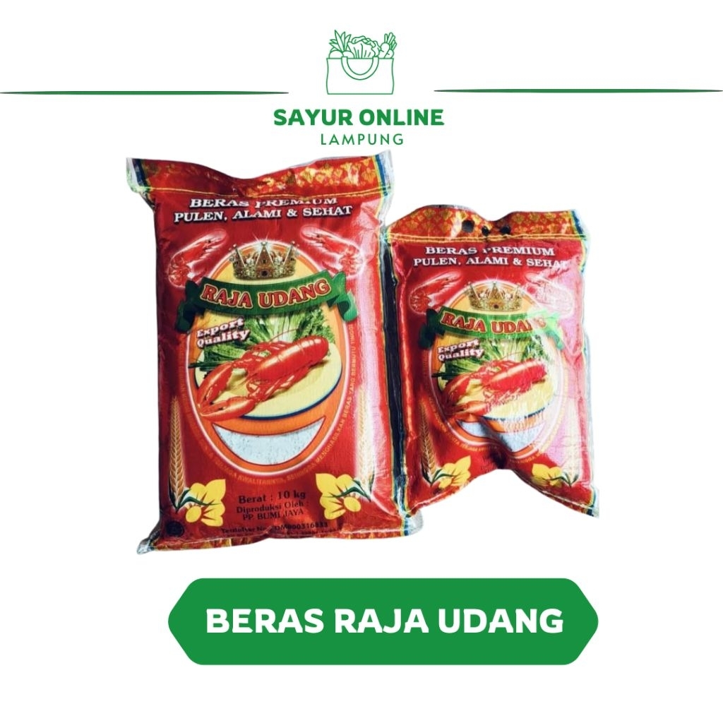

Beras Raja Udang - Sayur Online Lampung