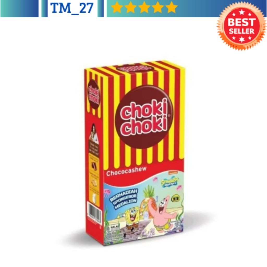 

Choki-Choki chococashew cokelat stick 180 gr ( 1 box isi 20 stick @9gr )