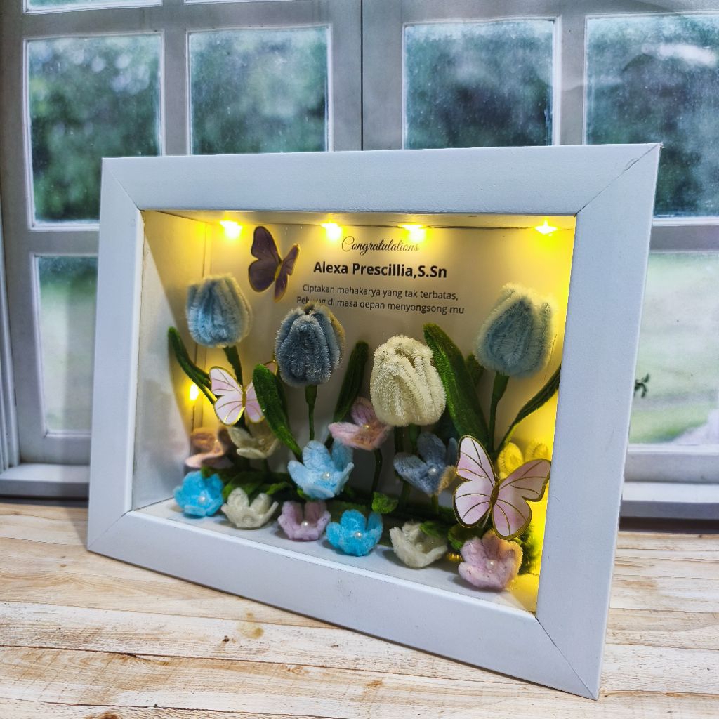 Frame Foto 3D Kado Wisuda Kado Anniversary Kado Ulang Tahun