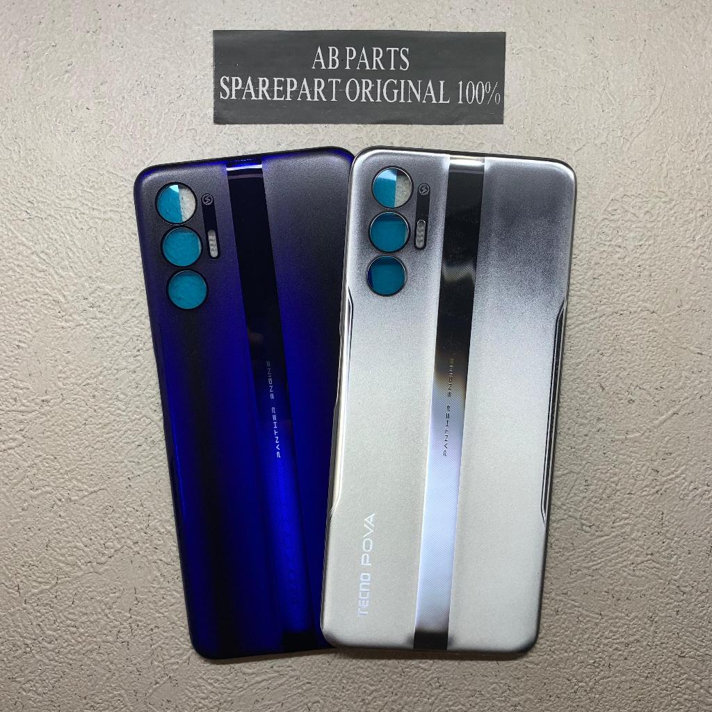 BACKDOOR CASING TUTUP BELAKANG TECNO POVA 3 LF7n ORIGINAL COPOTAN