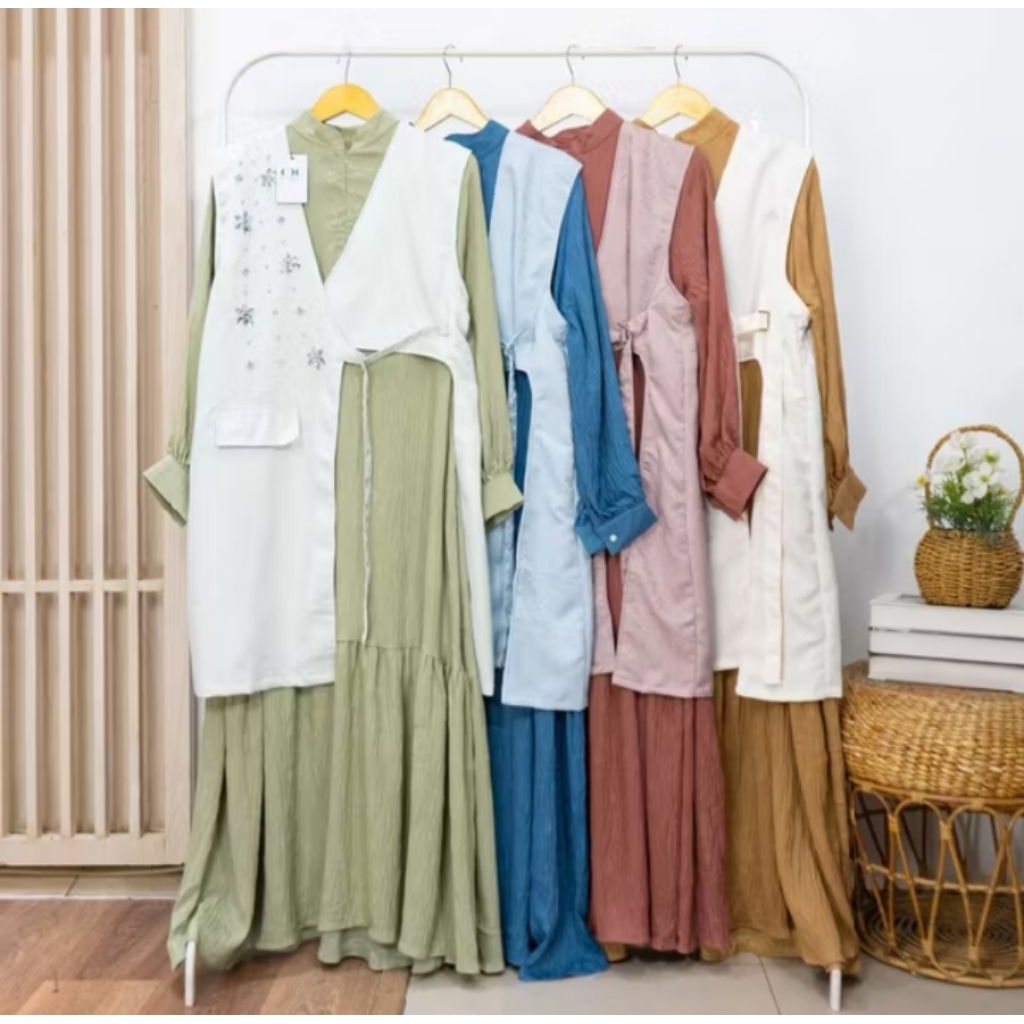 SET GAMIS 2 IN 1 BY CDC MODEL'S