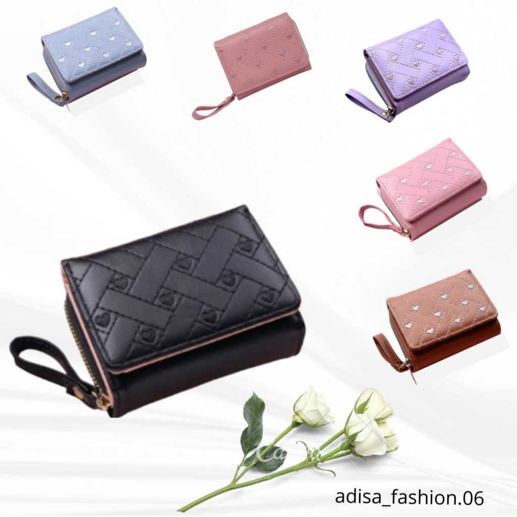 Dompet Wanita Aurora Dompet Lipat Dompet Genggam Dompet Kartu Koin Dompet Mini Wanita