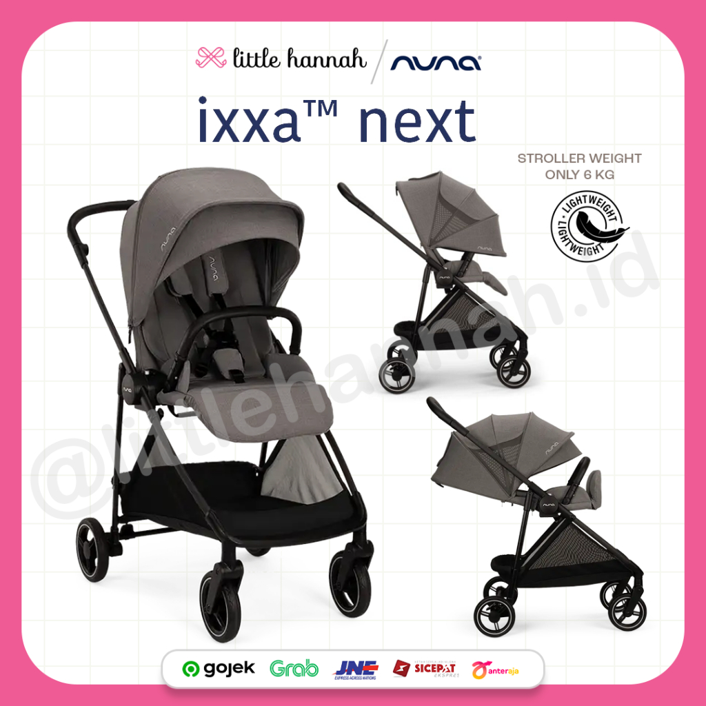 NUNA IXXA NEXT Stroller Bayi NUNA IXXA NEXT Stroller NUNA Dorongan Bayi Ringan Travel Friendly