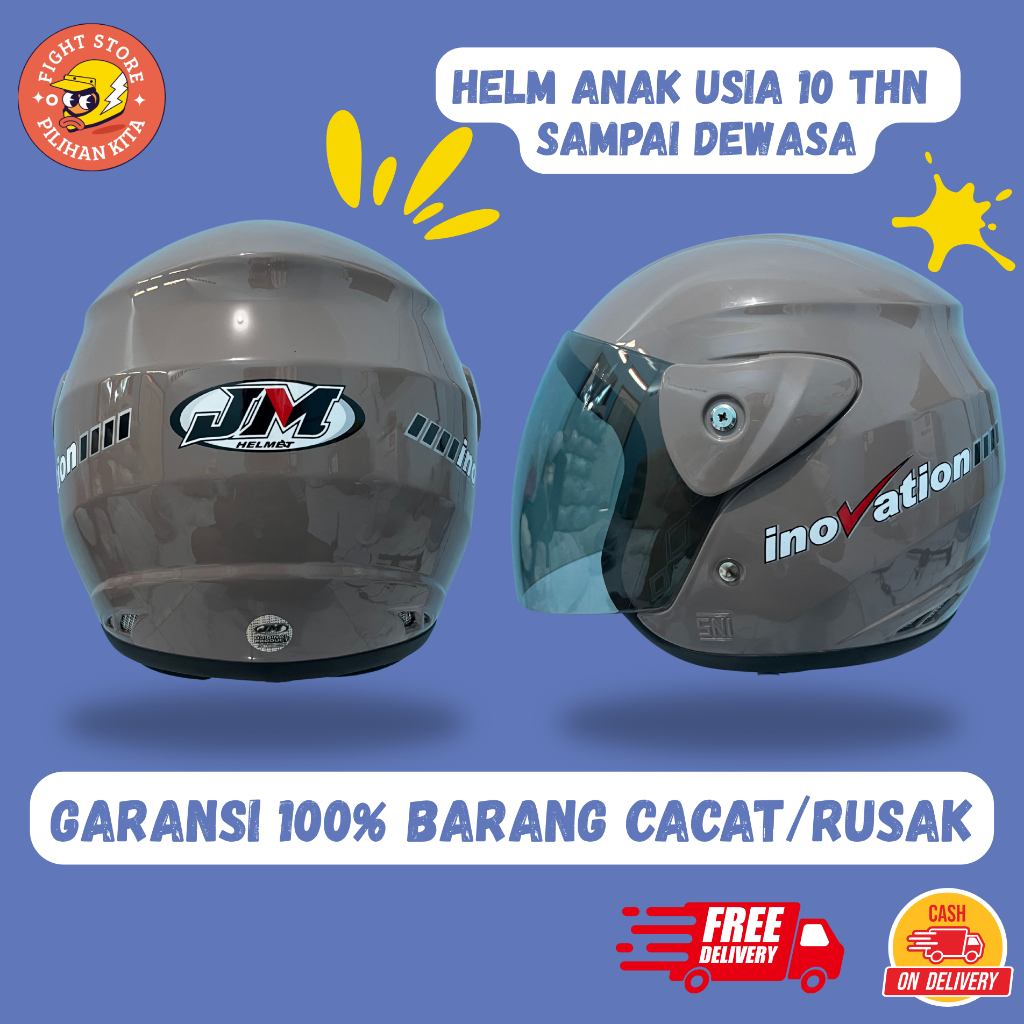 Helm SNI Anak Remaja Dewasa Original JM Untuk SMP SMA Mahasiswa Laki Laki Perempuan Cewek Cowok