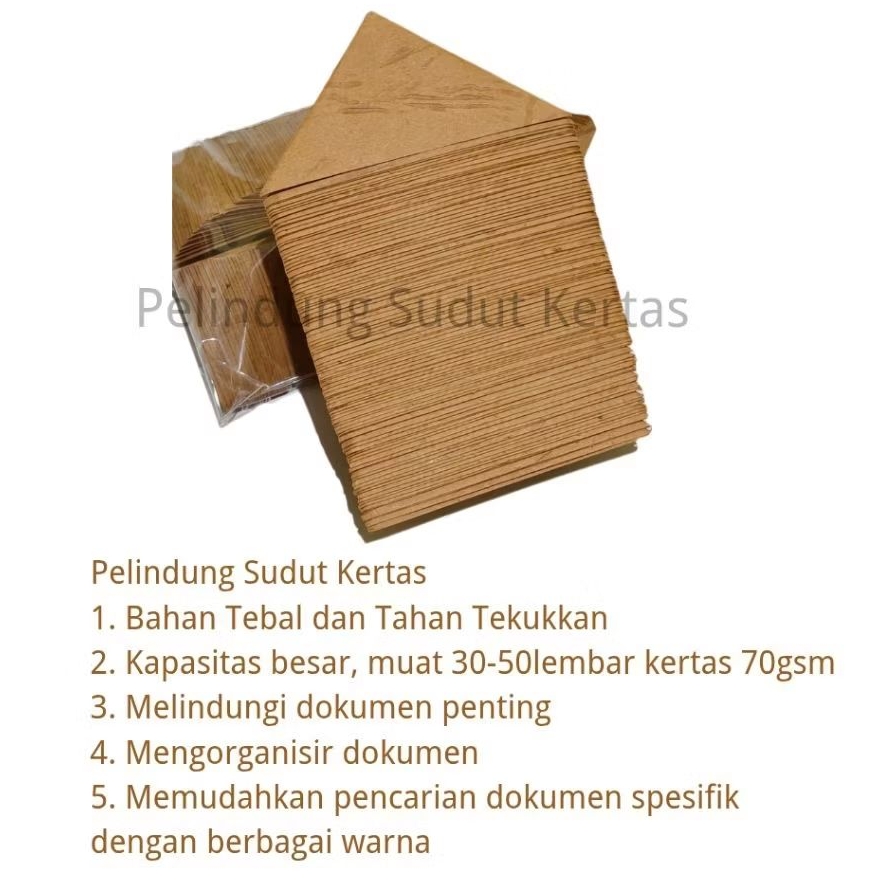 

Pelindung Sudut Kertas Document /Siku Kertas/ Pelindung Dokument