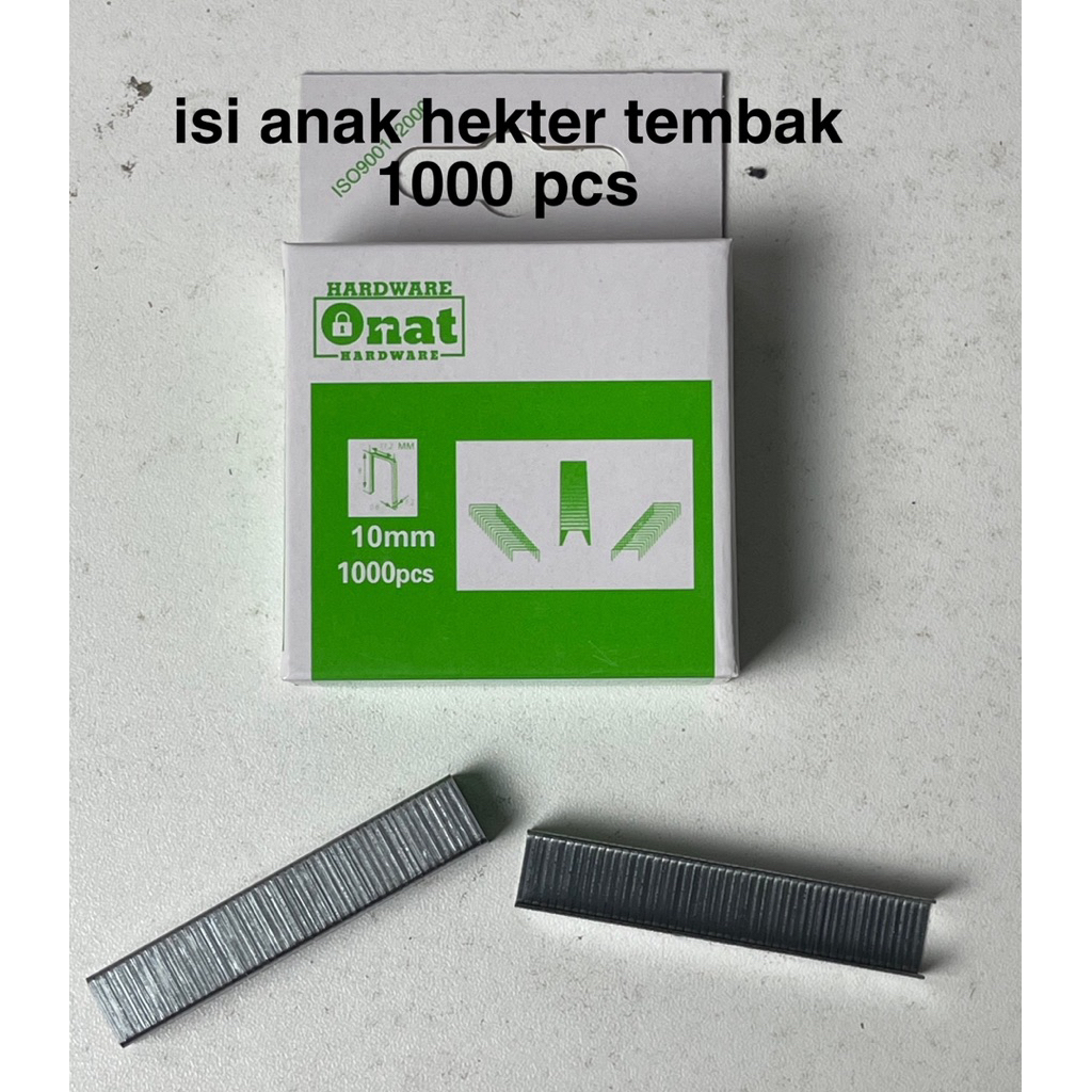 

isi anak hekter tembak stapler staples / anak hekter tembak 10 mm ONAT