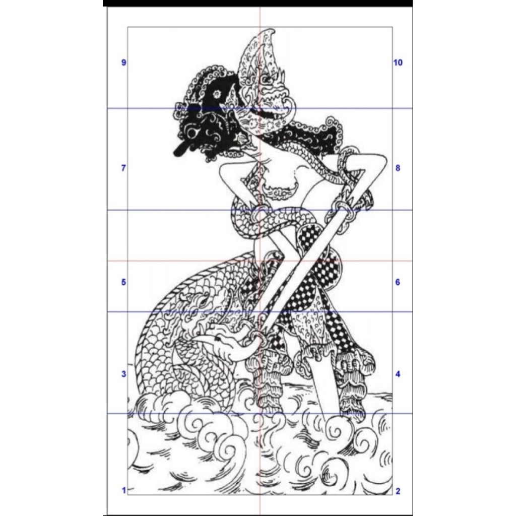 nota relief wayang bima suci