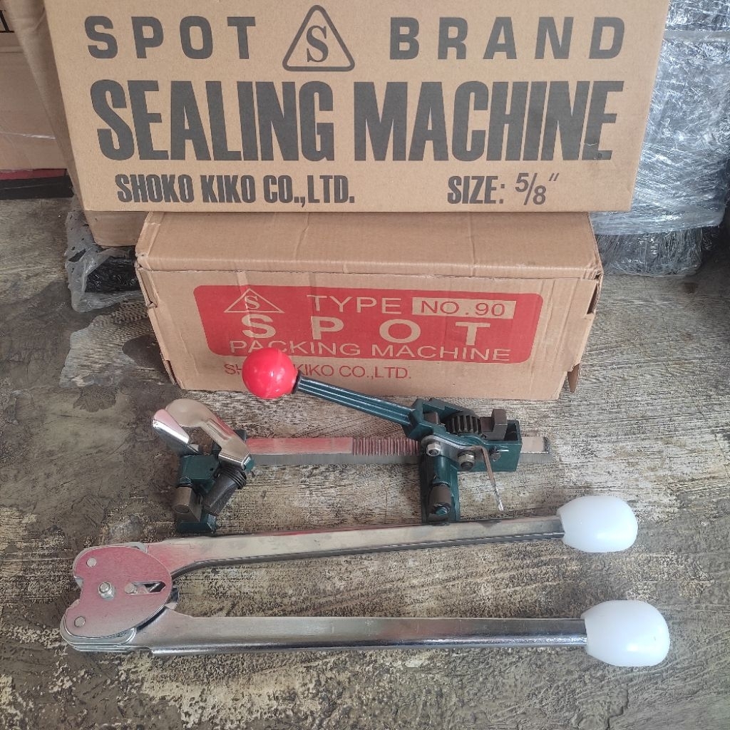 

Alat peking manual 5/8 plastik Spot packing machine no 90