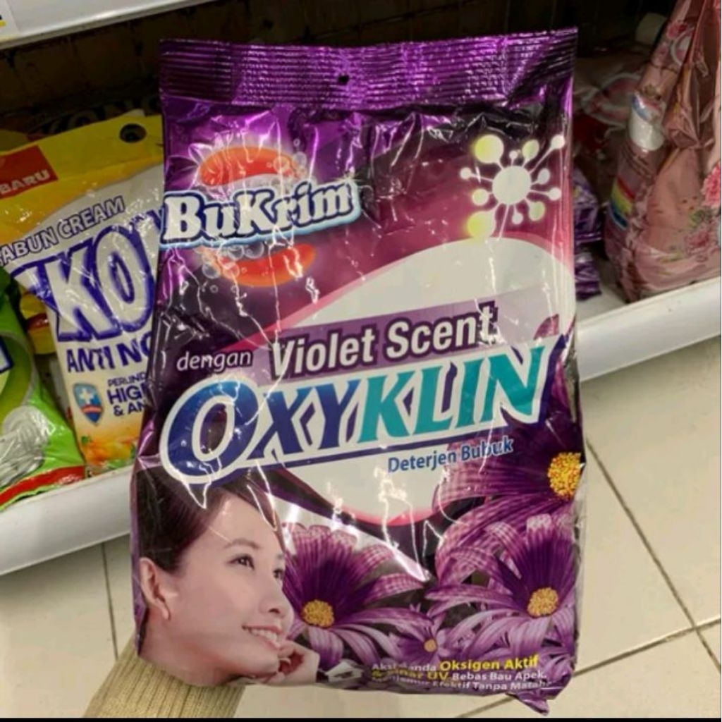 Bukrim Oxyklin Deterjen Bubuk Violet Scent 700gr