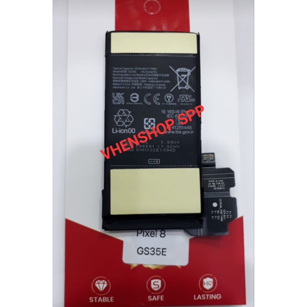 batre baterai battery Google Pixel 8 GS35E original - batre gopix 8