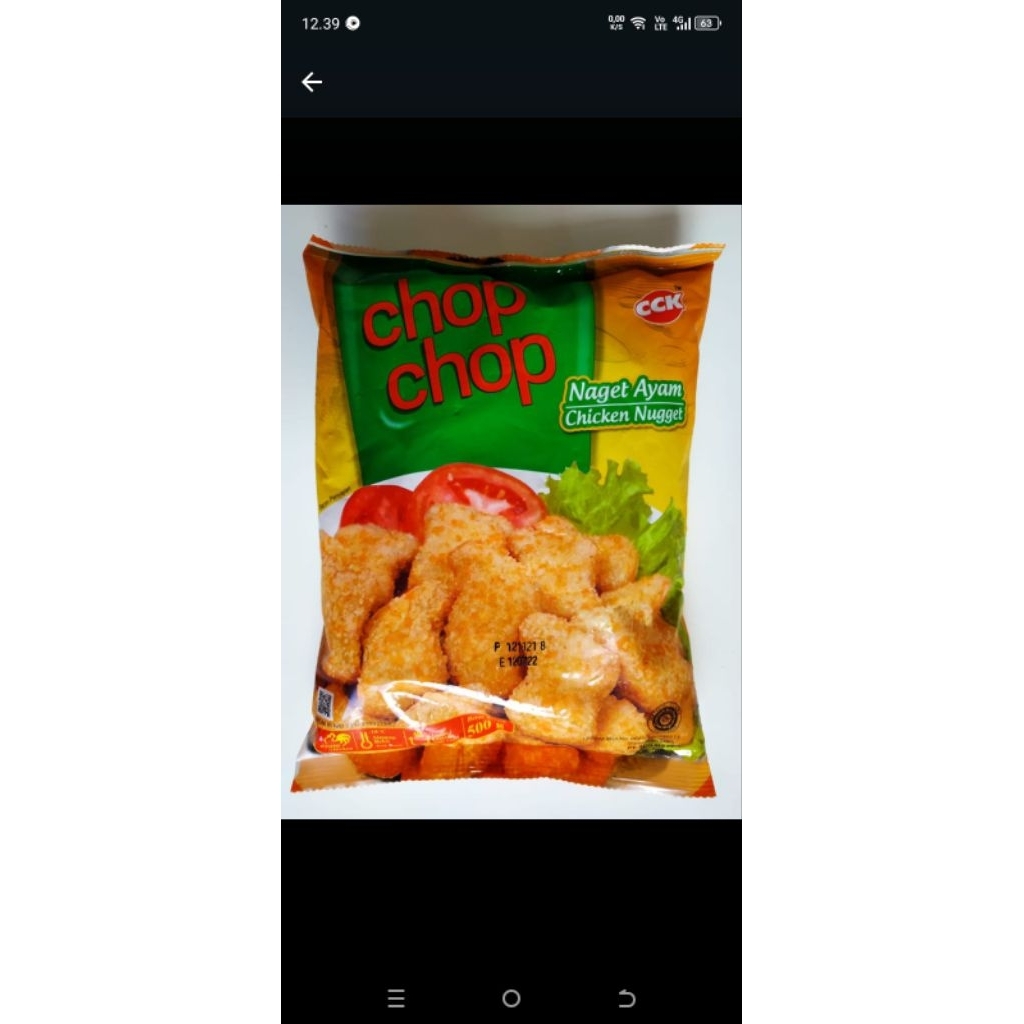 

chop chop chicken nugget