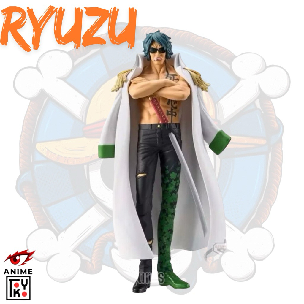 Figur Karakter Anime Bajak Laut Ryuzu Material PVC untuk Koleksi