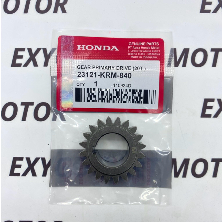 Gear Primary Drive 20T Honda CRF 150L 23121-KRM-840