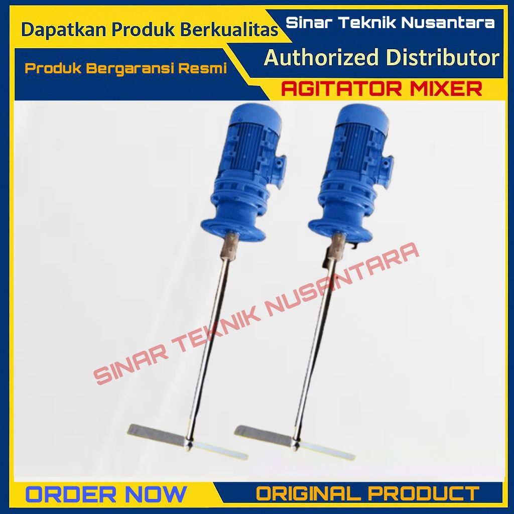 Agitator Mixer Kimia 7.5Kw 10HP 380V Agitator Mixer Chemmichal Kimia SS304