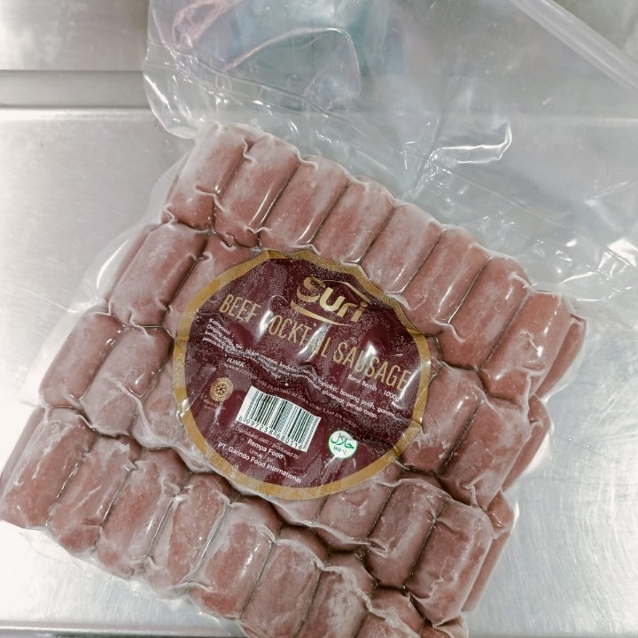

SURI SAUSAGE BEEF COCKTAIL 1KG