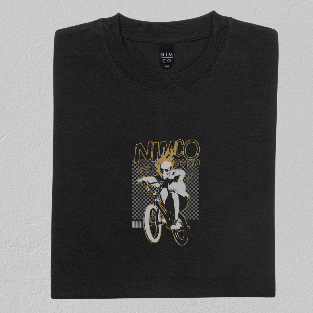 Nimco Kaos Original 6881 VSN13 Black Tshirt