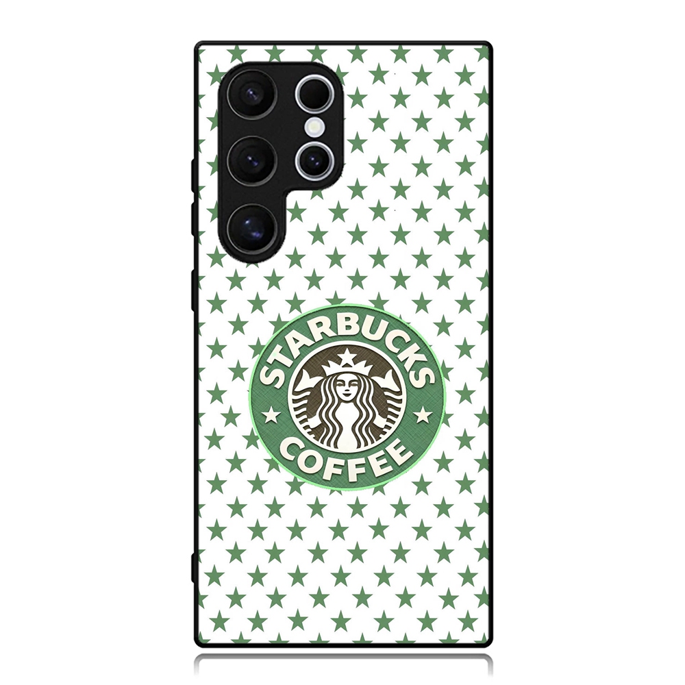 Case Samsung S25 S24 S23 S22 S21 S20 Ultra Plus Fe Lite TPU  Rubber Custom STARBUCKS Coffee