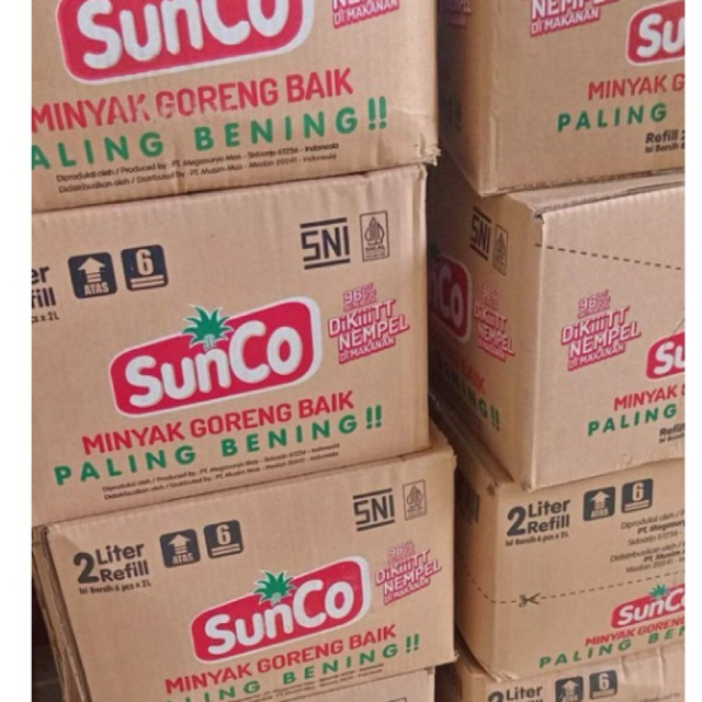

Minyak Goreng Sunco 2L Kartonan isi 6pcs