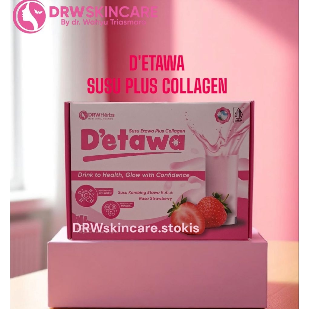 

DRWskincare Susu Etawa Plus Kolagen Memutihkan Kulit Dari Dalam