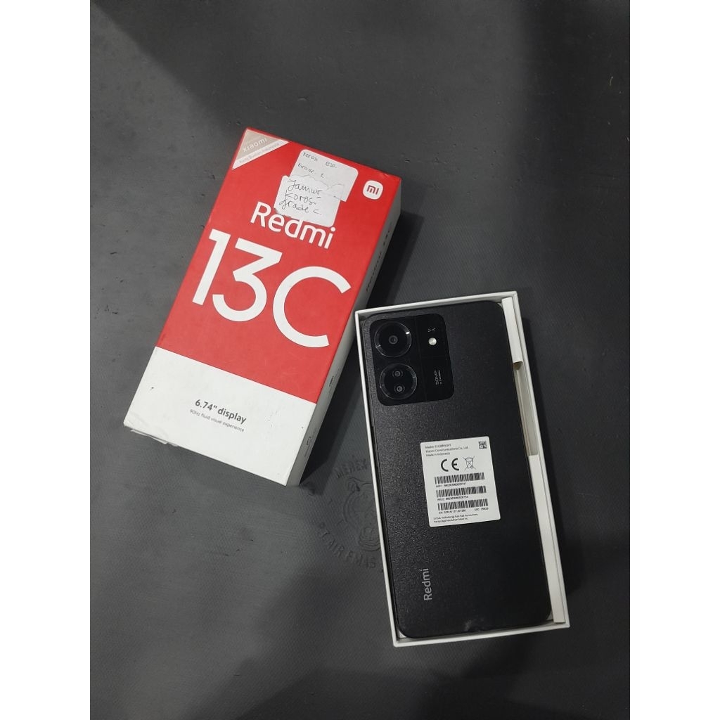 HP Smartphone REDMI 13C RAM 8/256GB second bekas pakai FULLSET 100 % original