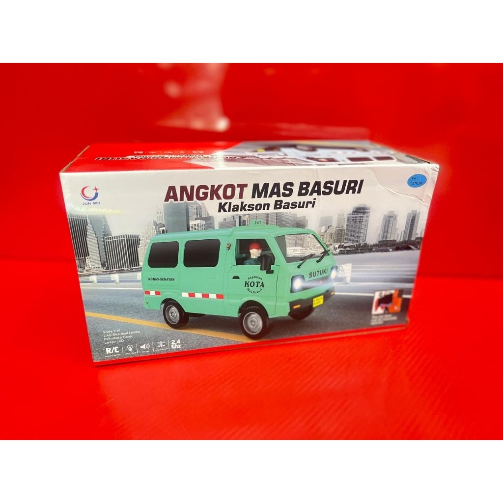 Mainan RC yang berbentuk angkot