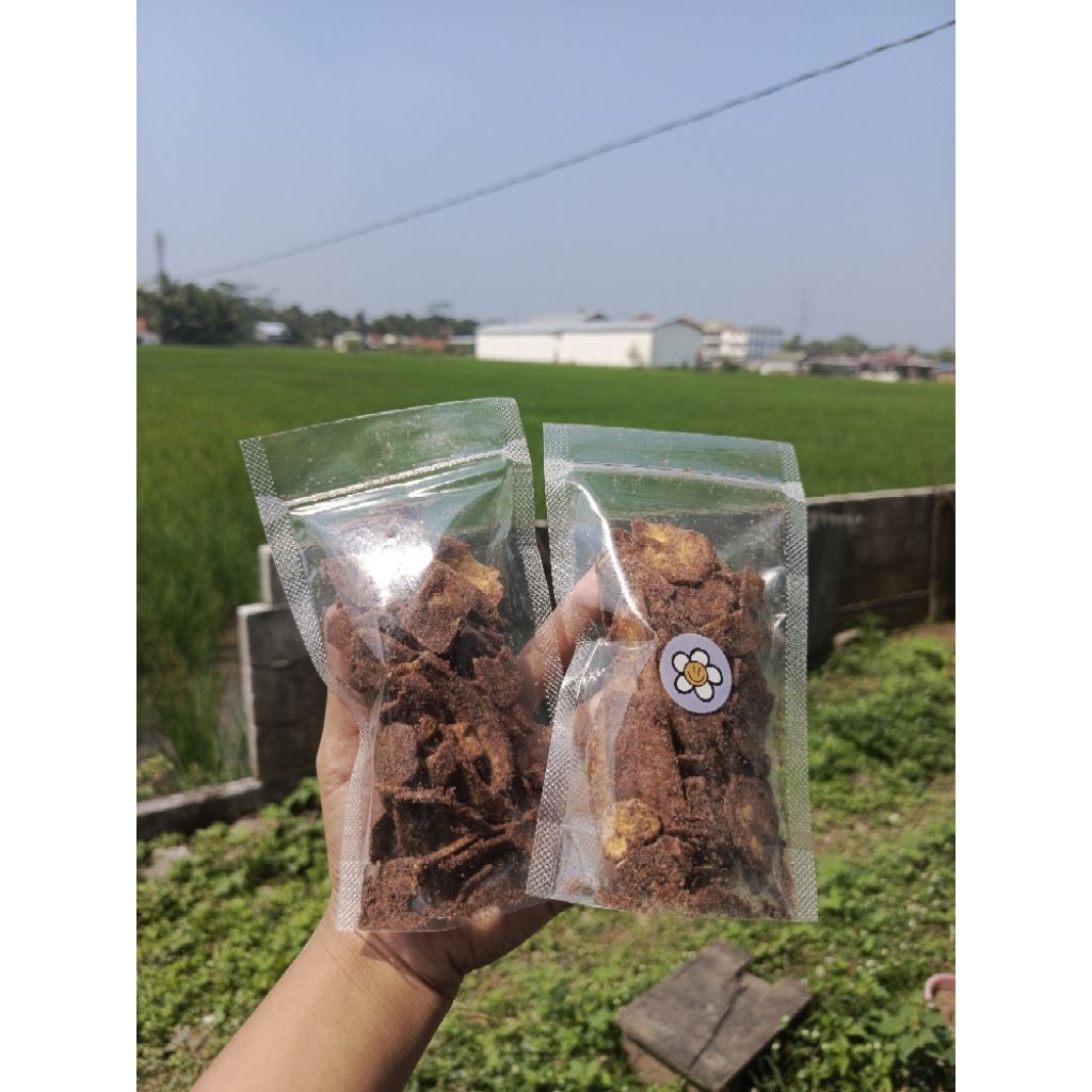 

keripik pisang cokelat (50gr)