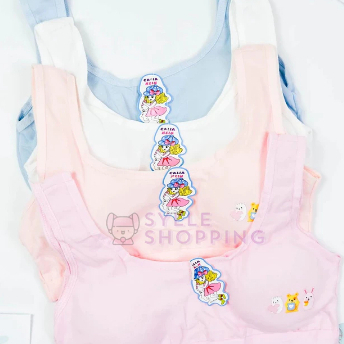 Miniset Remaja Anak SD SMP / Busa Lepas Pasang / Bh Anak Perempuan Katun