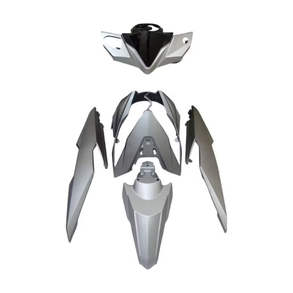 Cover body Fullset beat new esp beat ECO beat street THN 2016-2019 SILVER