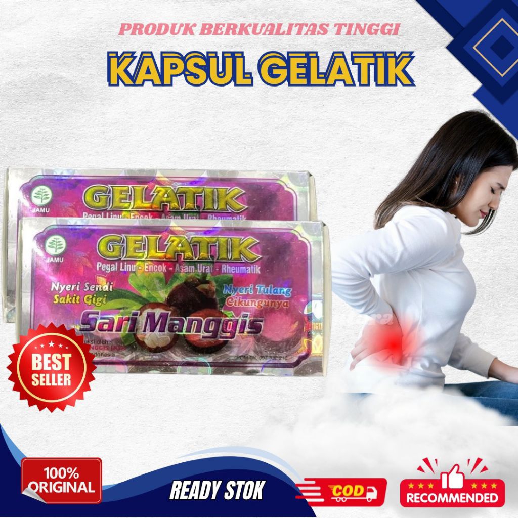 

Gelatik Kapsul Sari Manggis Original Kemasan Kotak ( Asam Urat)