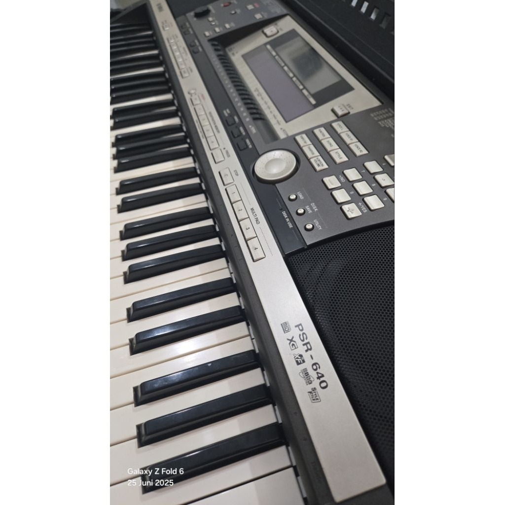 Yamaha PSR 640 KEYBOARD ORGANTUNGGAL EMULATOR USB MADE IN JAPAN SECOND BARANG TERAWAT