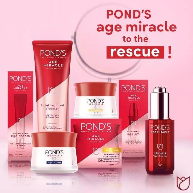 Ponds Age Miracle | Day/Night Cream/Serum | Produk 100 % Ori