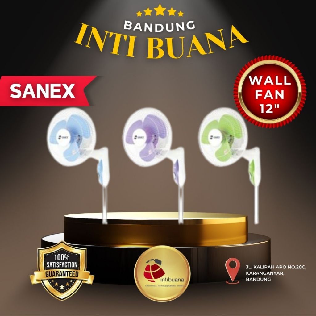 Kipas Angin Dinding Sanex 12 inch - Wall Fan Sanex 12 inch