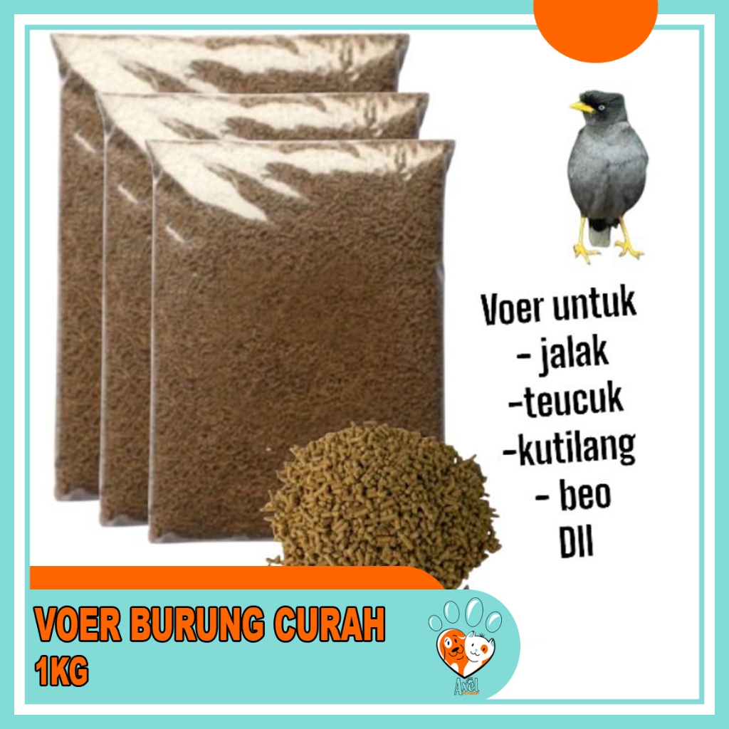 pur burung curah voor burung kiloan 1kg / Voer Burung Curah Kiloan Cocok Untuk Segala Jenis Burung
