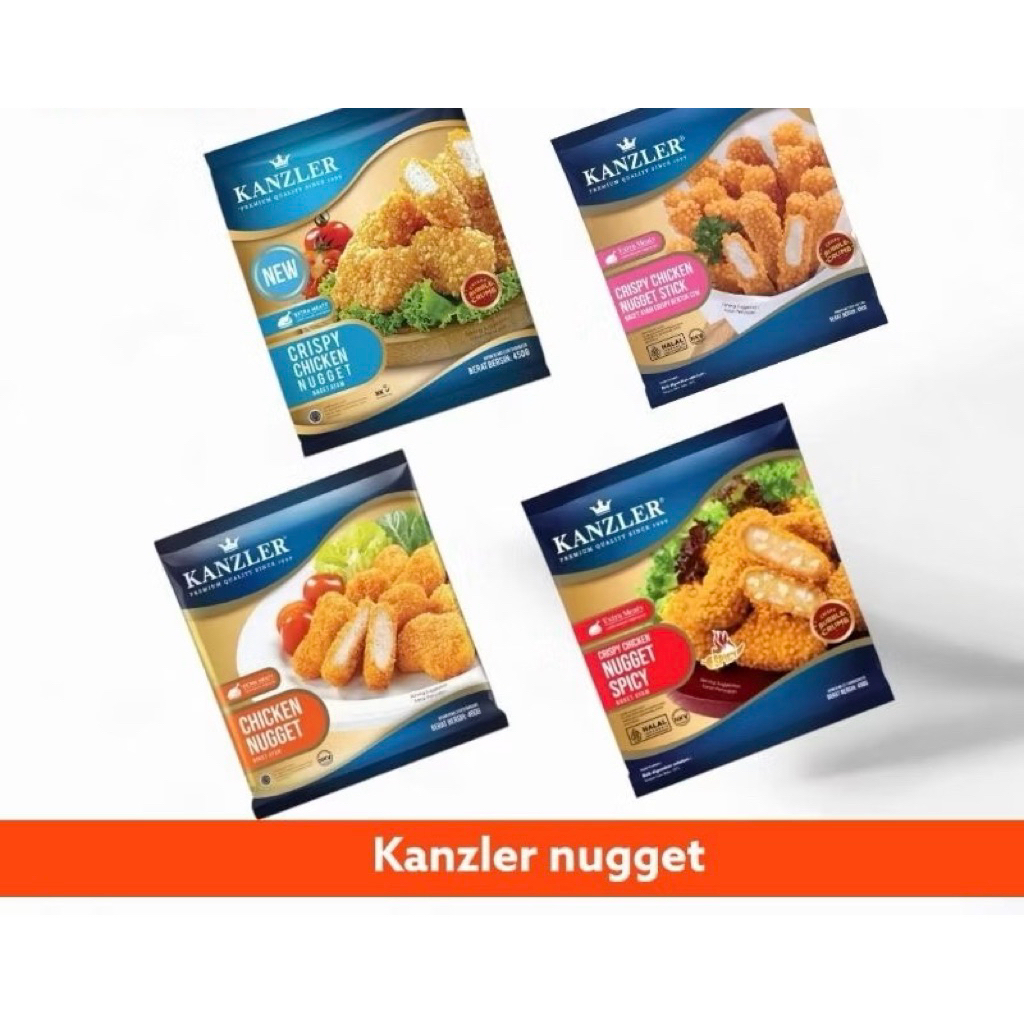 

Kanzler Nugget Chicken 450 Gram / Nuget Ayam Frozen