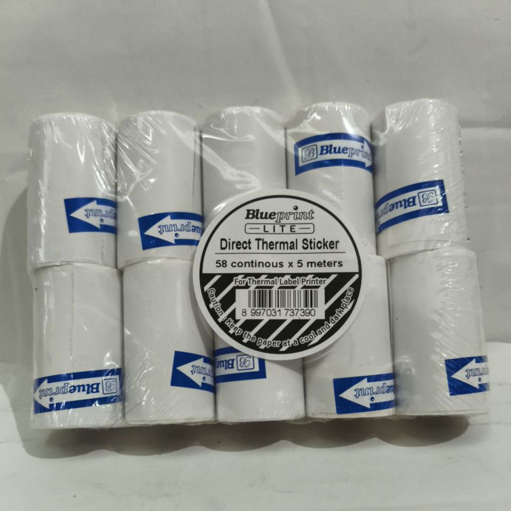 

BLIE PRINT LITE THERMAL STICKER 58x5 ( label) / roll