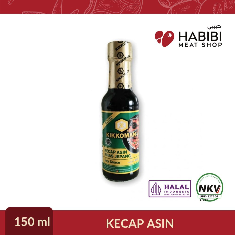 

KIKKOMAN KECAP ASIN KHAS JEPANG ( SOY SAUCE) (150ml)