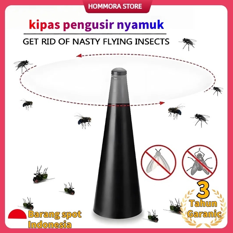 Kipas pengusir lalat kipas multifungsi bilah pengusir lalat penangkap lalat otomatis pengusir lalat 