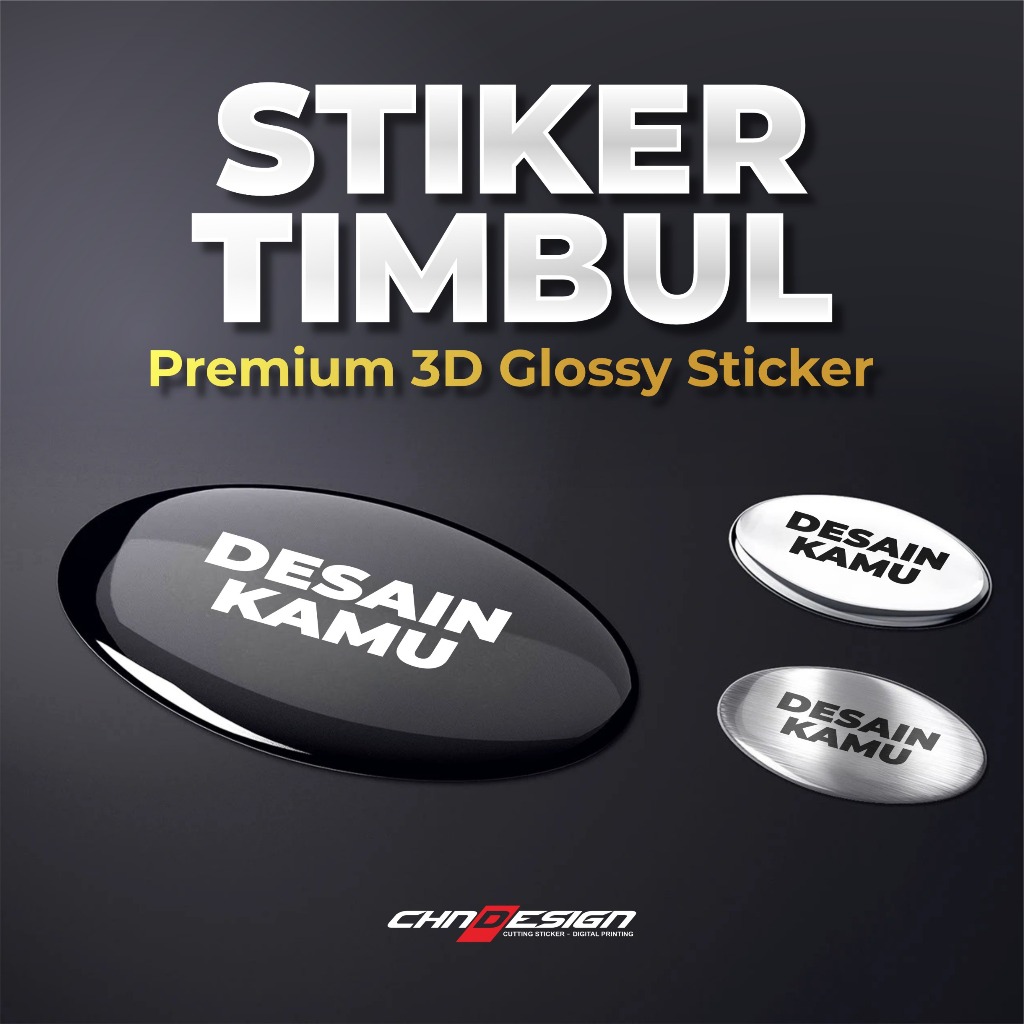 STICKER TIMBUL RESIN CUSTOM
